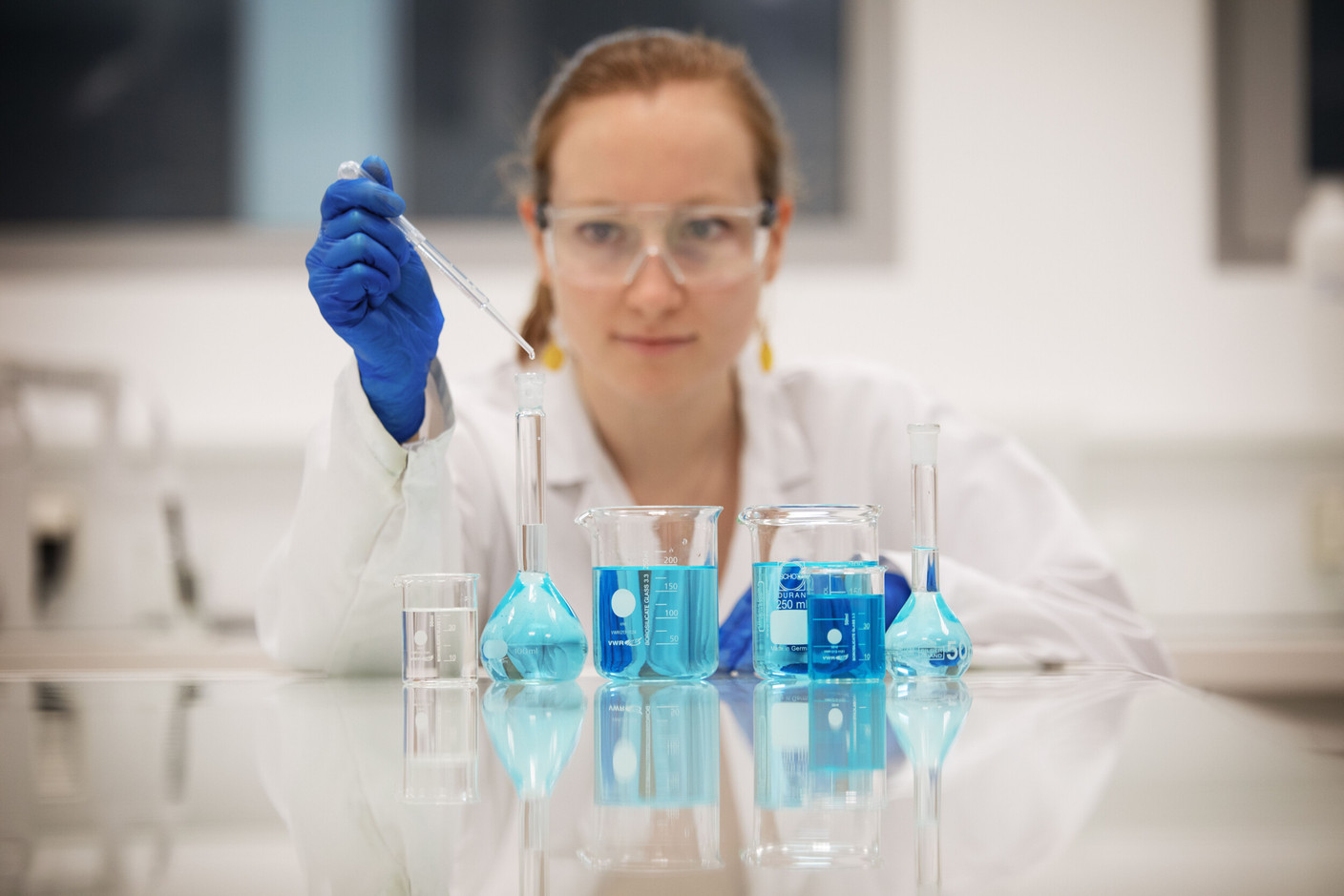 Flowey has its own R&D team, which works closely with raw material suppliers. The company uses plant-based surfactants in certain formulations – an environmental focus that was in place even before the launch of its B Corp initiative.  (Photo: Flowey)