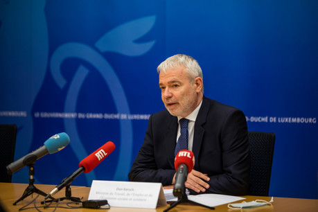 Le vice-Premier ministre renvoie dans ses filets des syndicats, et surtout l’OGBL, qui déploraient le manque de dialogue social durant l’état de crise et l’insuffisance des mesures soutenant le pouvoir d’achat des salariés. (Photo : Patricia Pitsch/Maison Moderne)