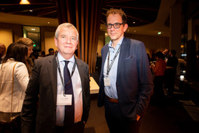 Etienne Pierre (Pictet & Cie) and Filip Wittevrongel (S-Partners). Photo: Eva Krins/Maison Moderne