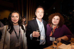 Nicoleta Puscasu (JLL), Pascal Dorban (SFC Conseil), Gabriela Nguyen-Groza (Amrop Luxembourg). Photo: Eva Krins/Maison Moderne