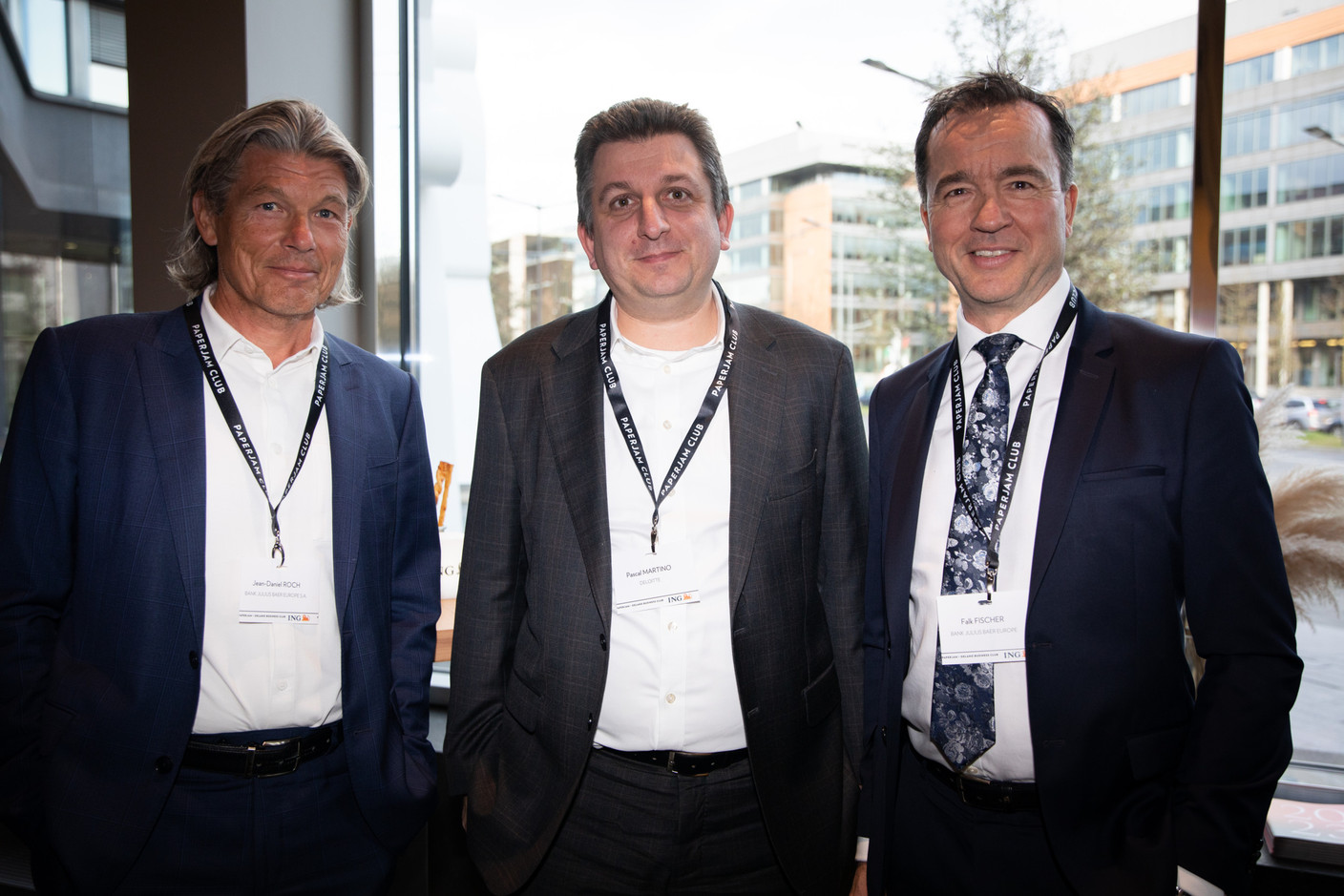 Jean-Daniel Roch (Bank Julius Baer Europe), Pascal Martino (Deloitte) and Falk Fischer (Bank Julius Baer Europe). Photo: Eva Krins/Maison Moderne