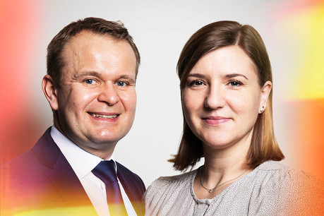Patrice Fritsch, Principal, et Vanessa Müller, Partner – Banking and Capital Markets Consulting Lead chez EY Luxembourg. (Photo: Maison Moderne)