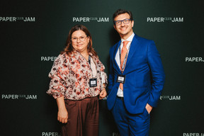 Emine Krier-Grül (Cross Cultural Coaching & Consulting) et Federico Pisanu (Lux Nova Training). (Photo : Julian Pierrot / Paperjam)
