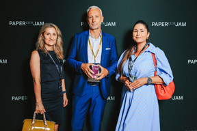 Fani Servidio (Fani Servidio Sasu), Jean-Michel Losson (Paperjam) and Dessislava Ivanova (CTG IT Solutions). (Photo : Julian Pierrot / Paperjam)