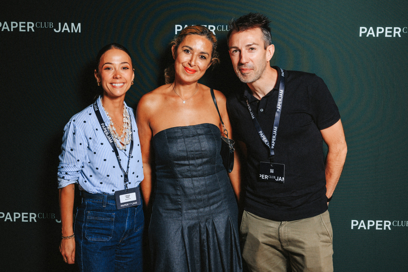 Laurine Pons (Noosphere), Naouelle Tir (Prolingua) and Quentin Wauthier (Noosphere). (Photo : Julian Pierrot / Paperjam)