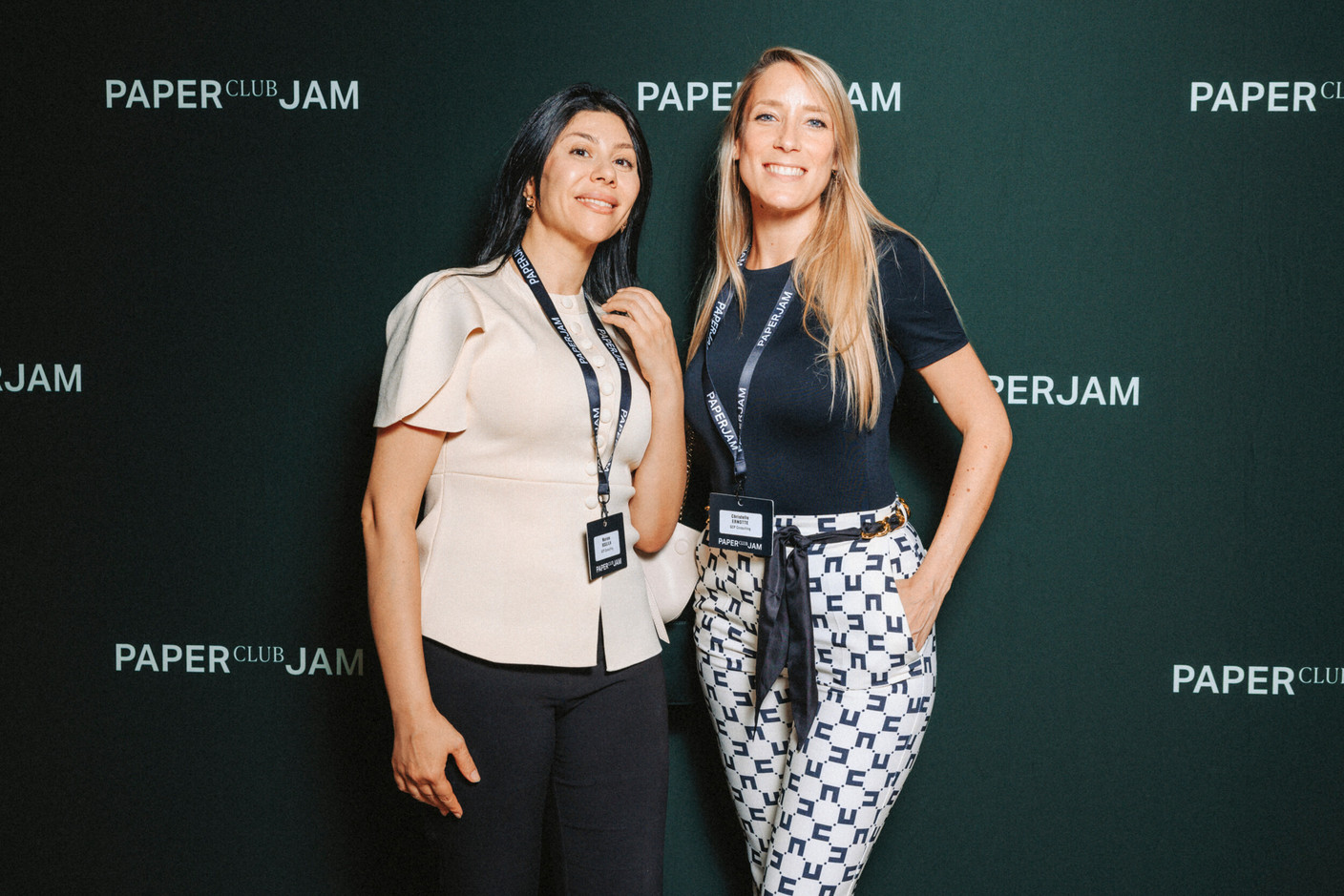 Mariem Boulila and Christelle Ernotte (GCP Consulting). (Photo : Julian Pierrot / Paperjam)