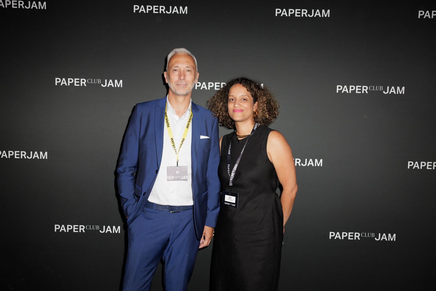 Jean-Michel Losson (Paperjam) and Alicia Brun (Up Luxembourg). (Photo : Julian Pierrot / Paperjam)