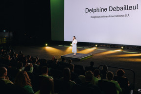 Delphine Debailleul (Cargolux Airlines). (Photo : Julian Pierrot / Paperjam)