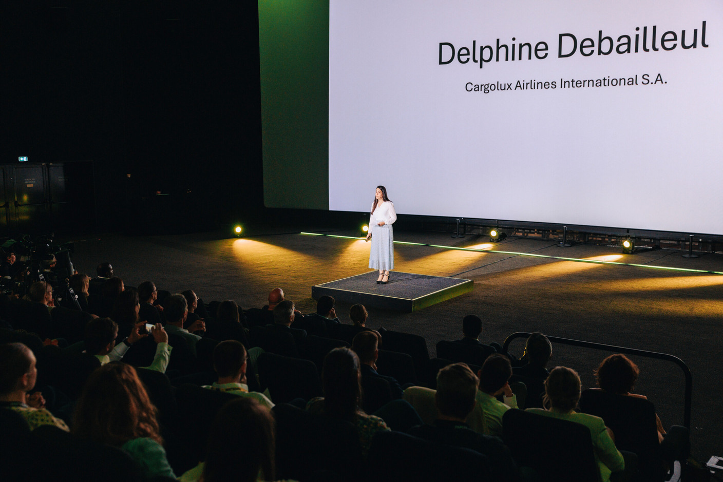 Delphine Debailleul (Cargolux Airlines). (Photo : Julian Pierrot / Paperjam)