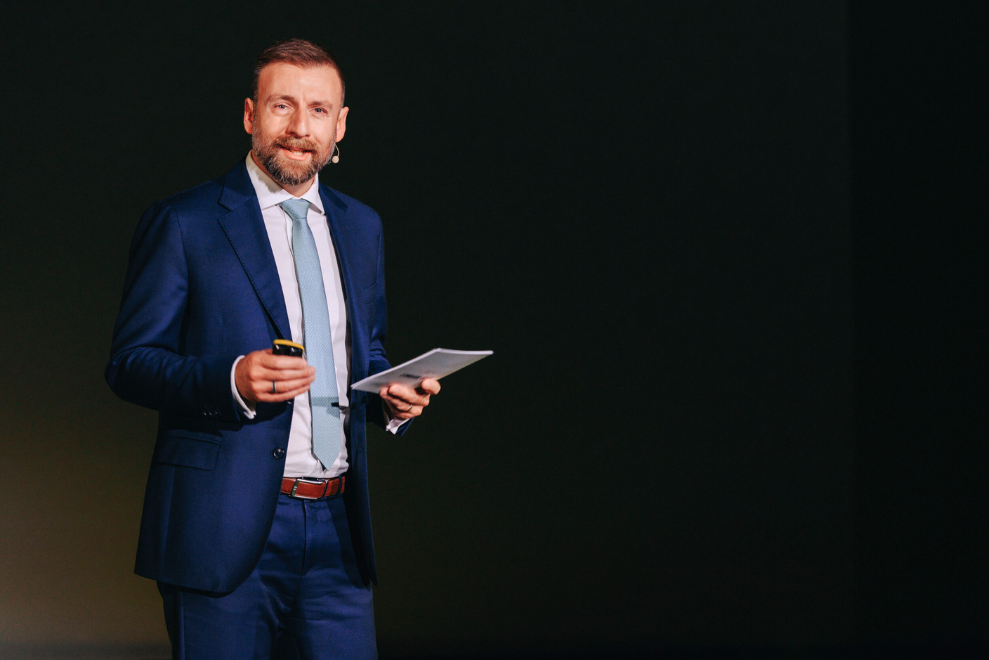 Romain Gossent (Lombard Odier). (Photo : Julian Pierrot / Paperjam)