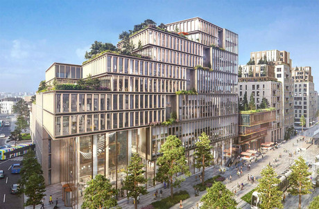 La future place de l’Étoile se veut être un pôle d’échange multimodal. (Visuel: DR)