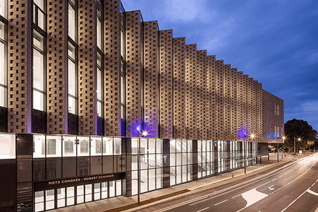 Le quartier de l’Amphithéâtre, où se trouve le centre des congrès de Metz, ainsi que le Centre Pompidou-Metz, est particulièrement impacté. (Photo: Metz Congrès Robert Schuman / Luc Boegly)