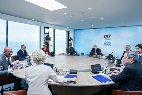 Cela faisait deux ans que les membres du G7 ne s’étaient pas réunis physiquement dans ce cadre. (Photo: Twitter)