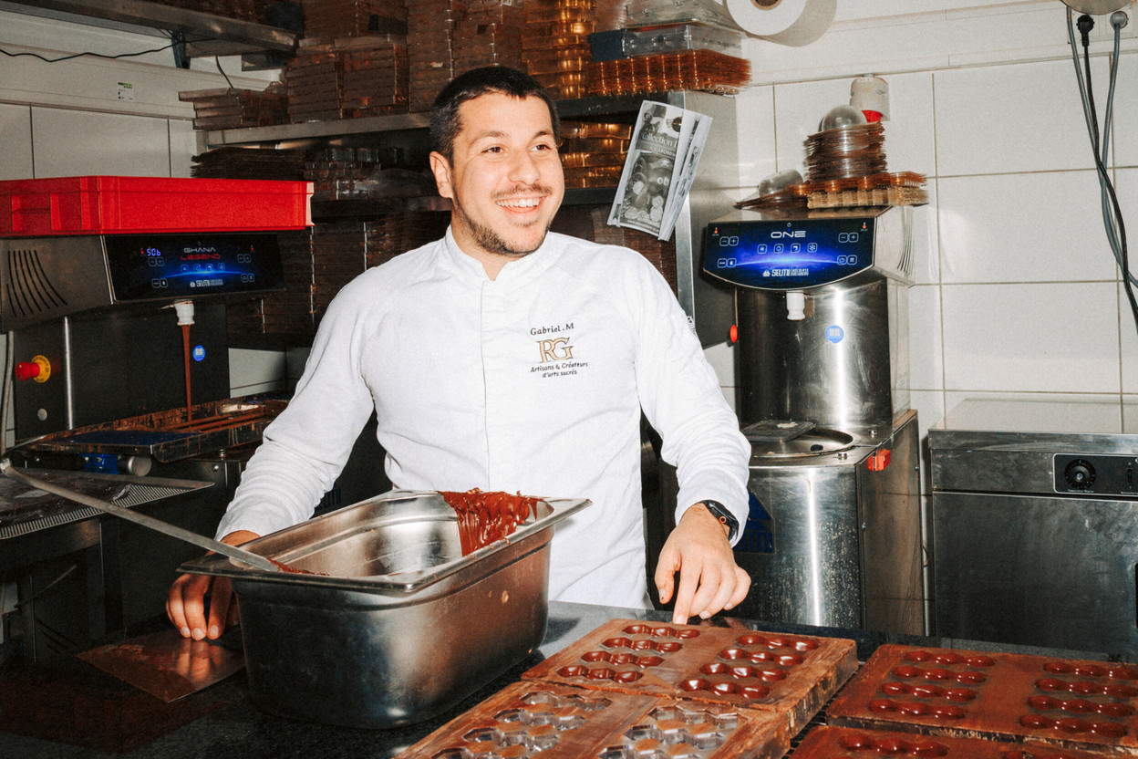 RG Chocolaterie – short for “Rêves de Gabriel” (Gabriel’s dreams): in Dudelange, the chocolatier is building a business inspired by his travels and creative vision. Photo: Julian Pierrot/Paperjam