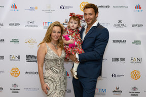 Isabelle Hoss and Thomas Iser seen during the Rotary Club Luxembourg-Hearts 10th Anniversary Masquerade Charity Gala, 19 October 2024. Photo: Rotary Club Luxembourg-Hearts