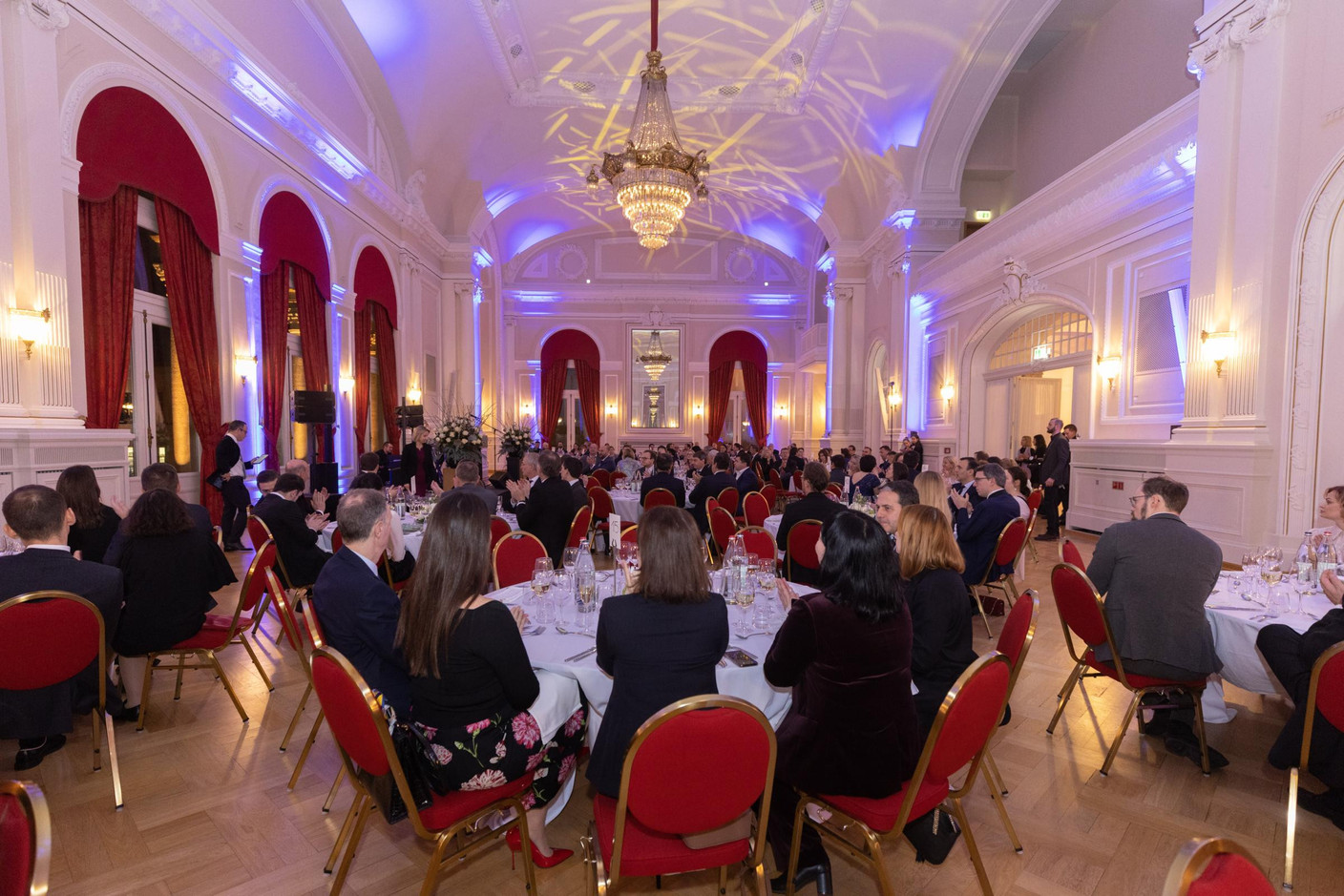 The Rapid Recovery of Ukraine gala charity dinner took place at Cercle Cité, 31 January 2023. Photo: Guy Wolff/Maison Moderne