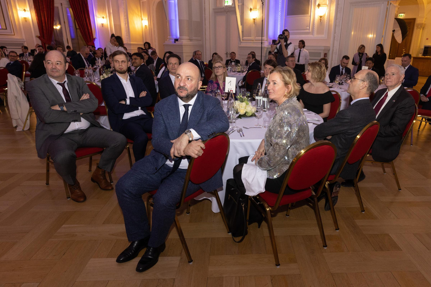 The Rapid Recovery of Ukraine gala charity dinner took place at Cercle Cité on 31 January 2023. Photo: Guy Wolff/Maison Moderne
