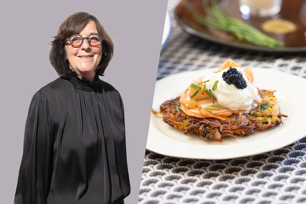 Trixi Weis revisite l’incontournable galette de pommes de terre. (Photos: Guy Wolff/Maison Moderne)