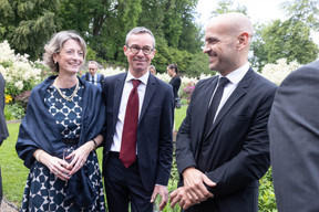 Anouk Hilger, Patrick Kersten (Startups Luxembourg), Raoul Mulheims (Finologee). (Photo: Guy Wolff / Maison Moderne)