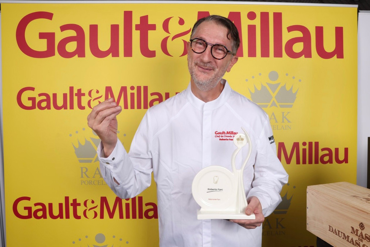 Roberto Fani from the Fani restaurant in Roeser was named Gault&Millau Luxembourg chef of the year, four years after first receiving the award.  Guy Wolff/Maison Moderne