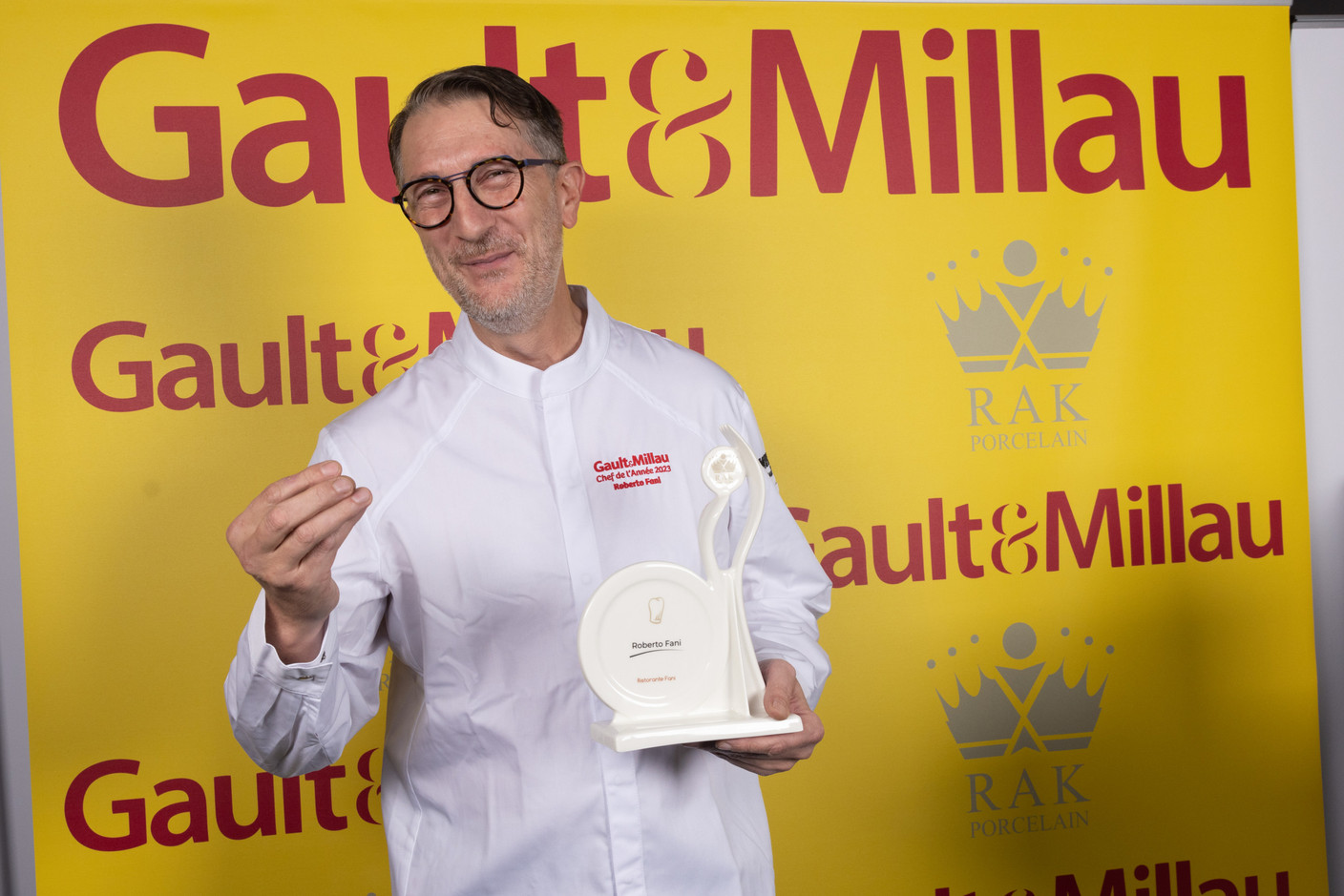 Roberto Fani, chef of the year 2023 (Photo: Guy Wolff/Maison Moderne)