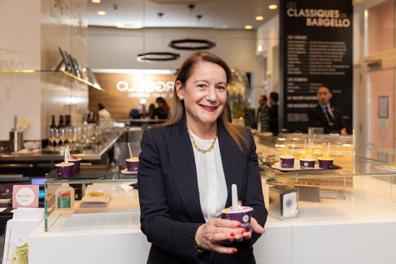 Bargello is launching four new flavours on the occasion of its 10th anniversary. For CEO Laura Fontani, the new aperol spritz sorbet was the “most fun” to create.  Photo: Romain Gamba/Maison Moderne