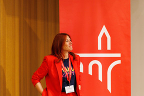 Stéphanie Kitoskis (Paperjam Club) at the Gen AI Bootcamp session tailored to legal professionals, held at Spuerkeess, 7 May 2025. Photo: Florian Talon/Studion Photography