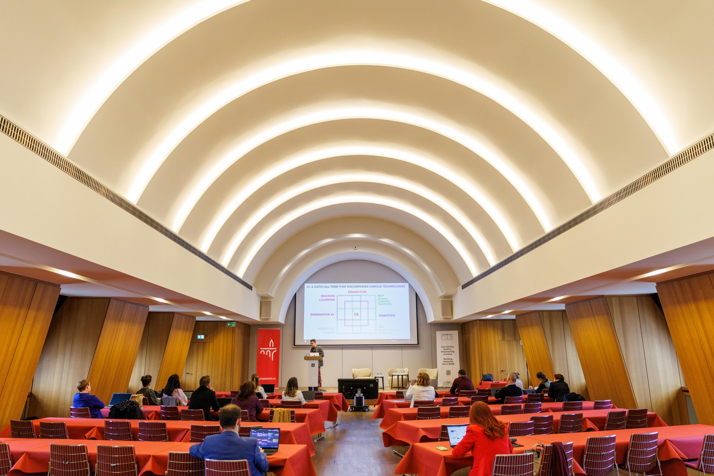 On 7 May 2025, Spuerkeess hosted a new session of Gen AI Bootcamp. Photo: Florian Talon/Studion Photography