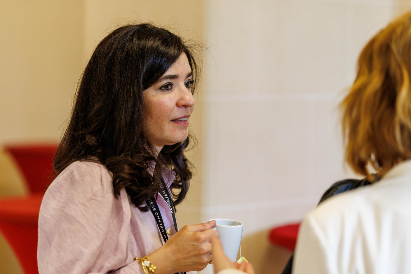 Emmanuelle Brunel (Fondamental) at the Gen AI Bootcamp session tailored to legal professionals, held at Spuerkeess, 7 May 2025. Photo: Florian Talon/Studion Photography
