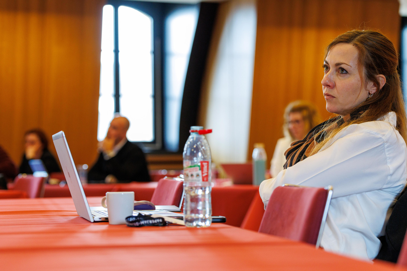 Lauriane Marlier (RH Lab) at the Gen AI Bootcamp session tailored to legal professionals, held at Spuerkeess, 7 May 2025. Photo: Florian Talon/Studion Photography