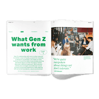 Gen Z isn't rejecting work; it wants to redefine the terms of it.  Photo: Julian Pierrot