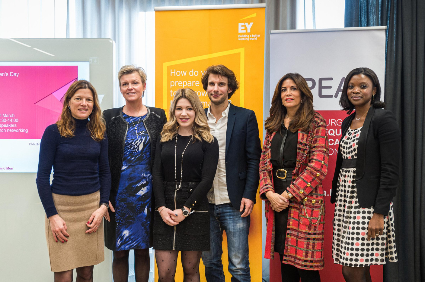 Fanny Letier (Geneo Capital Entrepreneur), Isabelle Nicks (EY), Manon Aubry (RSM), Ludovic De Gromard (Chance), Rajaa Mekouar-Schneider (LPEA), Aissata Coulibaly (EY) (Photo: Mike Zenari)