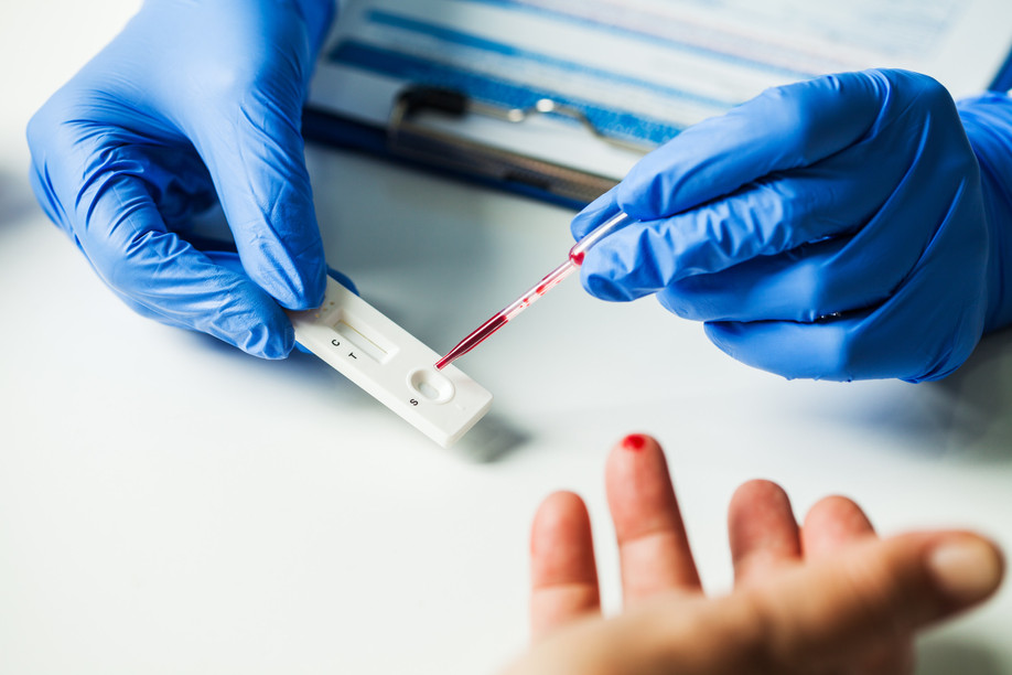 Library photo shows a COVID-19 serological diagnostic testing procedure Shutterstock