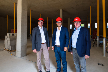 Nico Biever, Alain Wildanger et Gilles Reinert, le trio de la direction de Genista. (Photo: Nader Ghavami)
