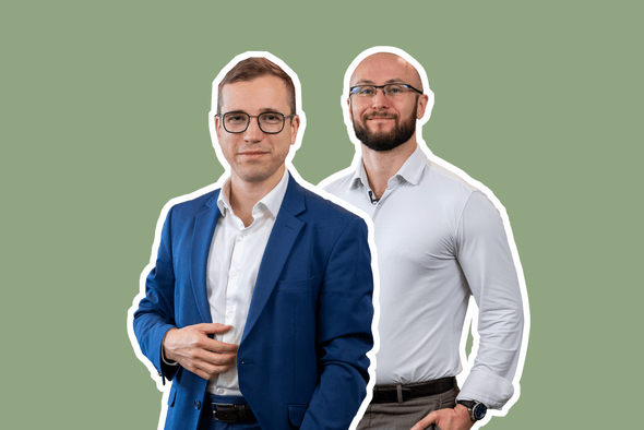 Hector Dumas, Business Consultant & Nicolas Mansuy, Senior Business Consultant at BearingPoint  (Photo; Paperjam)