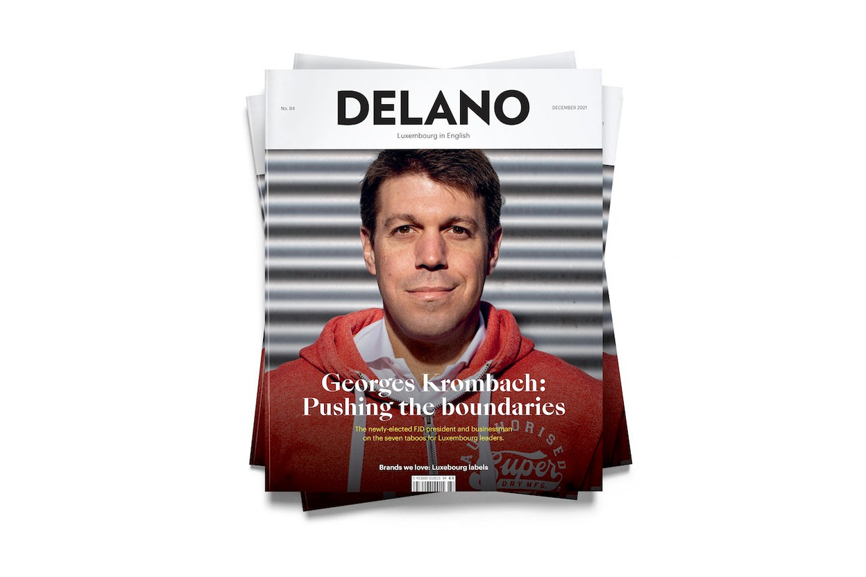 The December edition of Delano features FJD president Georges Krombach on the cover Maison Moderne