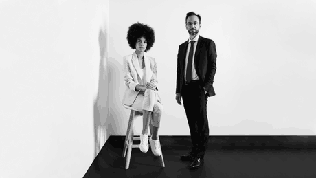 Jean-François Genicot, Head of Investments Management chez Degroof Petercam, et Léa, une architecte. Photo Simon Verjus (Maison Moderne)