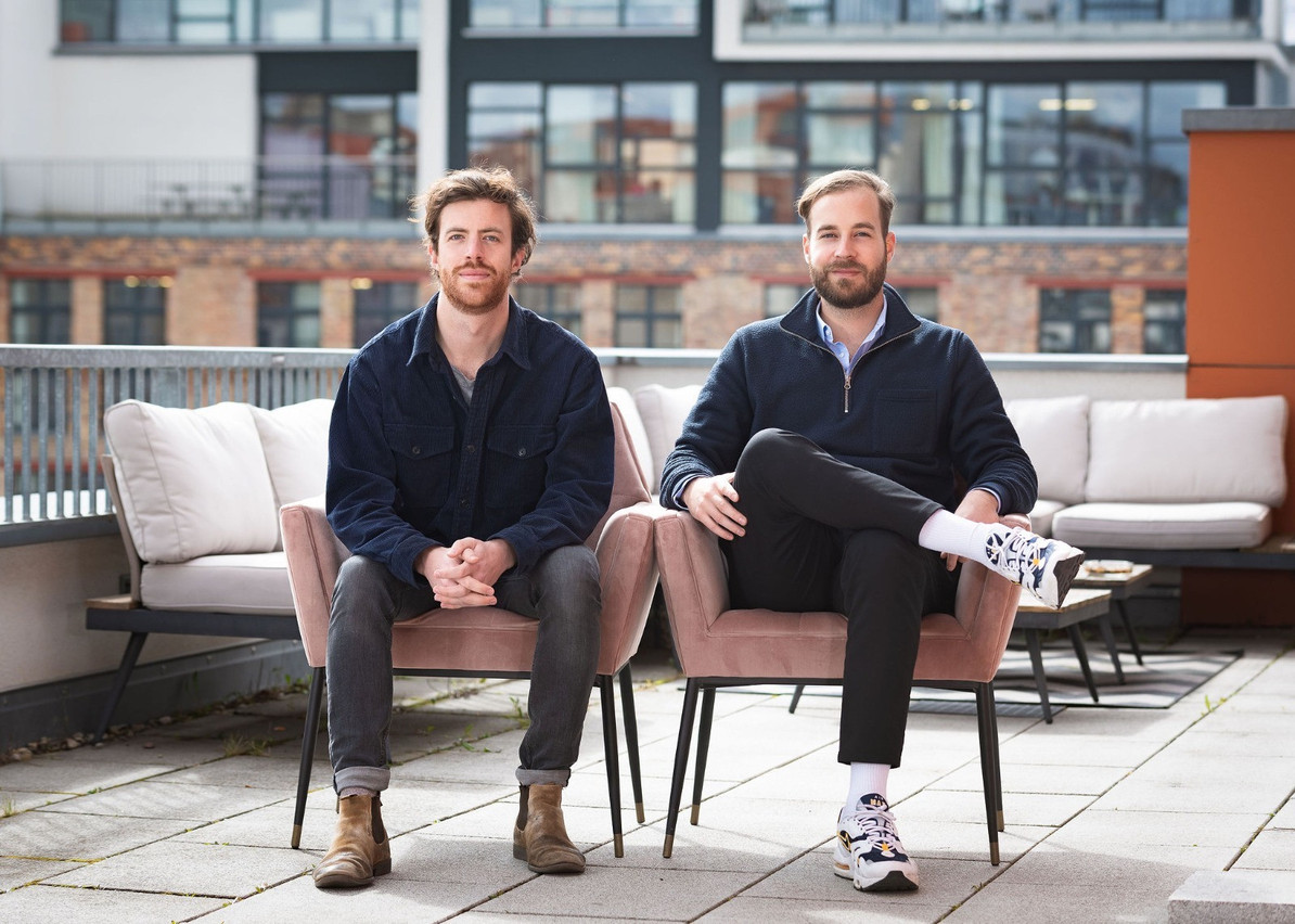 Raphaël Steil et Christian Rokitta vont pouvoir doubler leurs effectifs et viser un déploiement aux États-Unis, où le marché est plus mûr pour une application de réseau social d’investisseurs. (Photo: GetQuin)