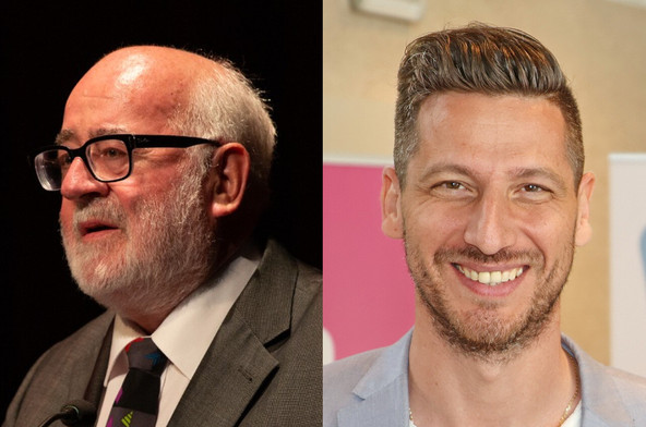 Guy Dockendorf (à droite) a accéléré la transition de l’Œuvre nationale de secours Grande-Duchesse Charlotte avec son départ et l’arrivée de Gianni Mersch. (Photos: Paperjam, Œuvre nationale; montage: Paperjam)