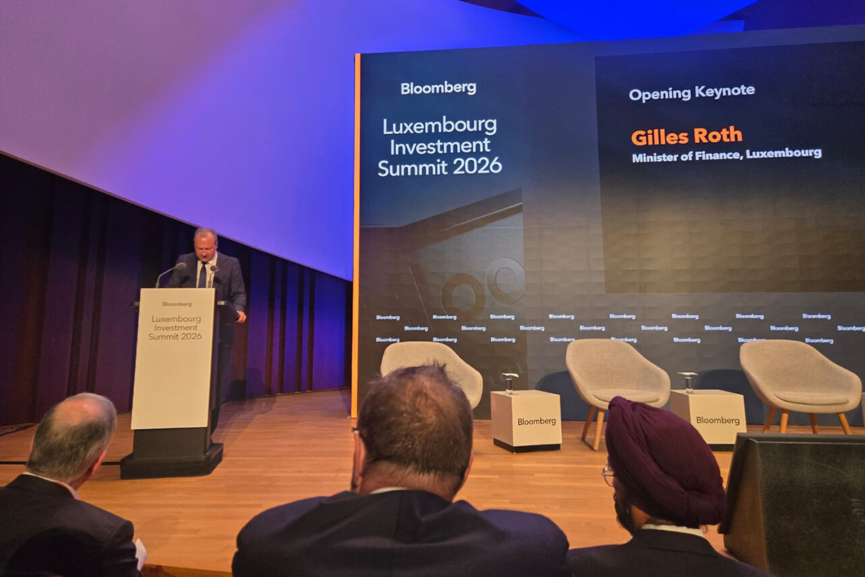 Gilles Roth, Luxembourg’s minister of Finance, outlined the government’s investment priorities ahead of the presentation of the 2027 budget. (Photo: Paperjam)