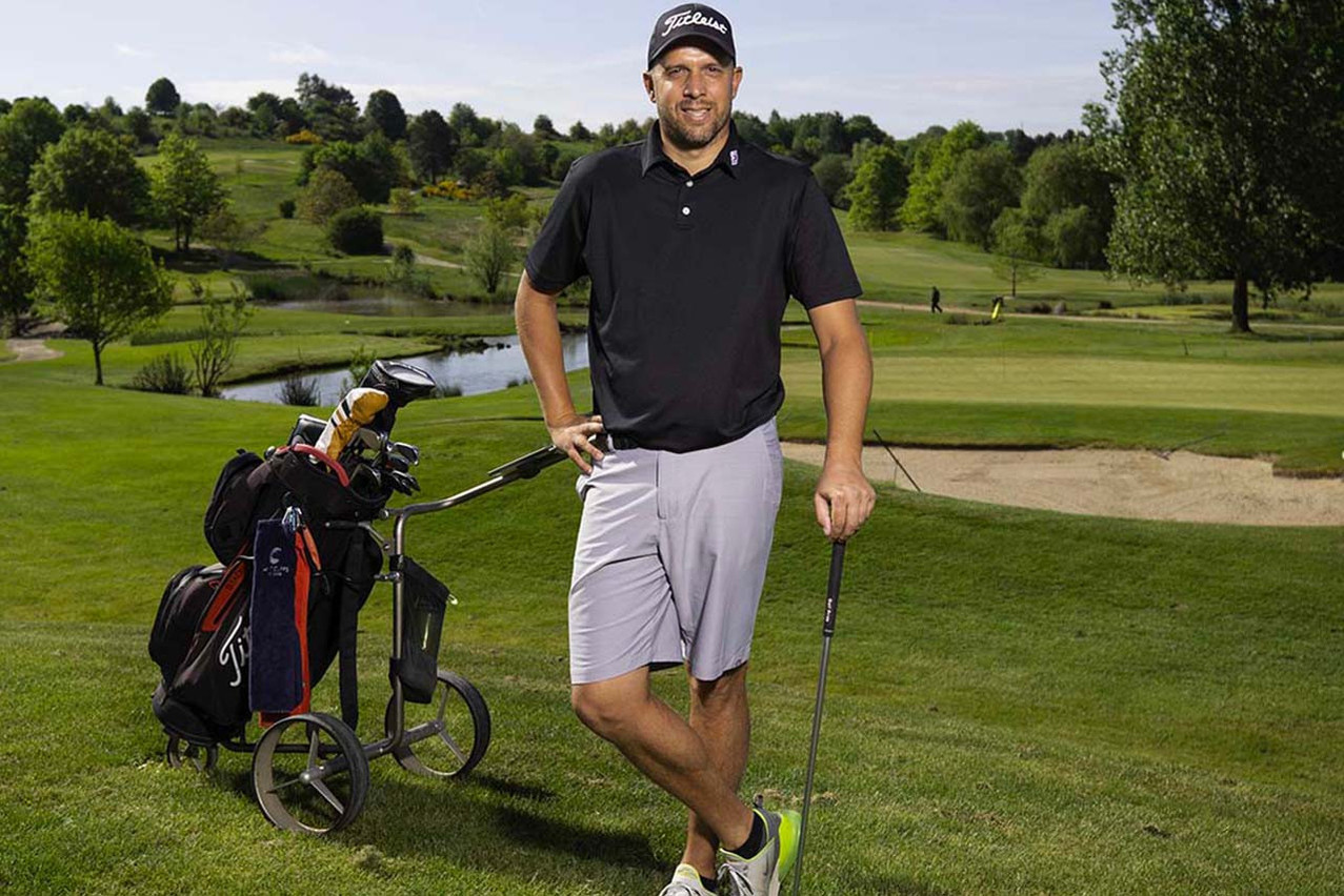 Après 17 ans passés sur le circuit ATP, Gilles Müller a remisé ses raquettes pour se consacrer à sa nouvelle passion: le golf. (Photo: Guy Wolff/Maison Moderne)