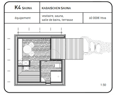 Projet de Kaell Architecte pour le pavillon à Bergem (Illustration: Kaell Architecte)