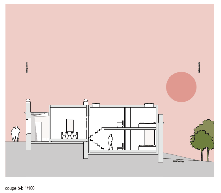 Projet de hsa pour le pavillon à Rumelange. (Illustration: hsa)