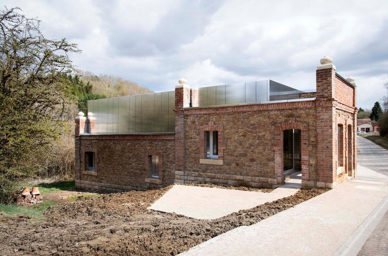 La maison Gonner a été transformée en gîte par les architectes du bureau hsa. (Photo: Linda Blatzek)