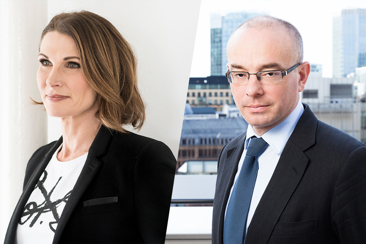 Clare McAndrew (left) is the founder of the research and consulting firm Arts Economics; Paul Donovan (right) is chief economist at UBS global wealth management. Photos: Paul McCarthy; Toni Ward. Montage: Maison Moderne