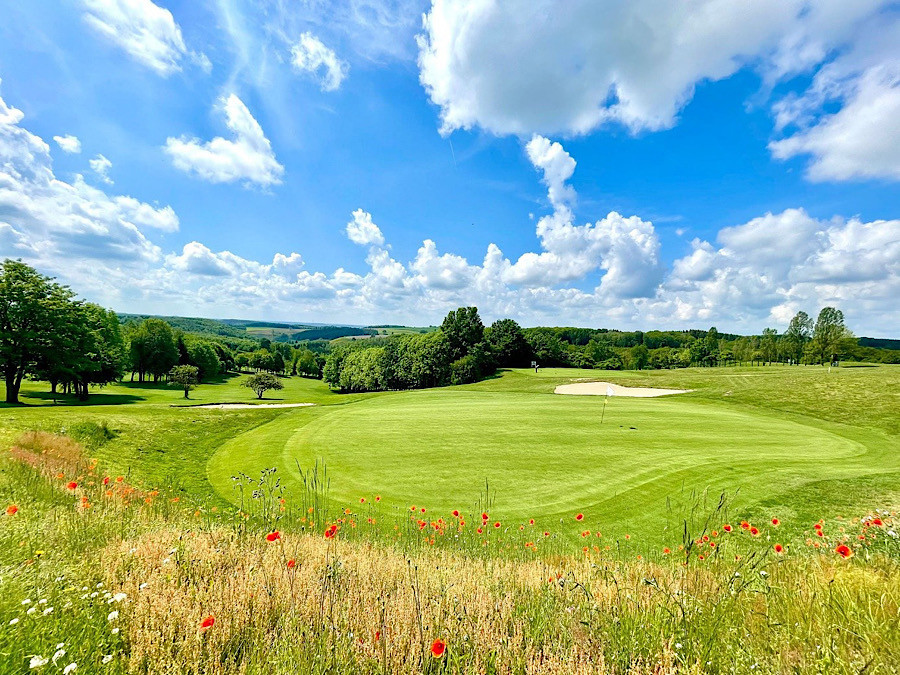 The magnificent Golf de Clervaux is one of the clubs taking part in National Golf Days. Also discover golf at Canach, Junglinster, Christnach or Kockelscheuer during the event, organised by the Luxembourg Golf Federation on 17 and 18 May 2025. Photo: Golf de Clervaux / FLG