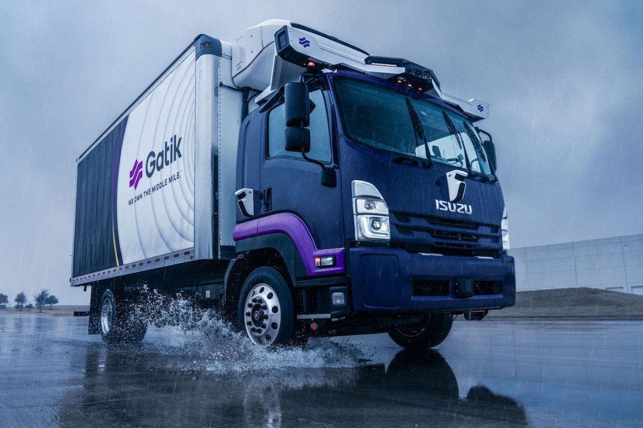 In 2021, Gatik became the first company in the world to make last-mile deliveries by autonomous vehicle. Photo: Gatik