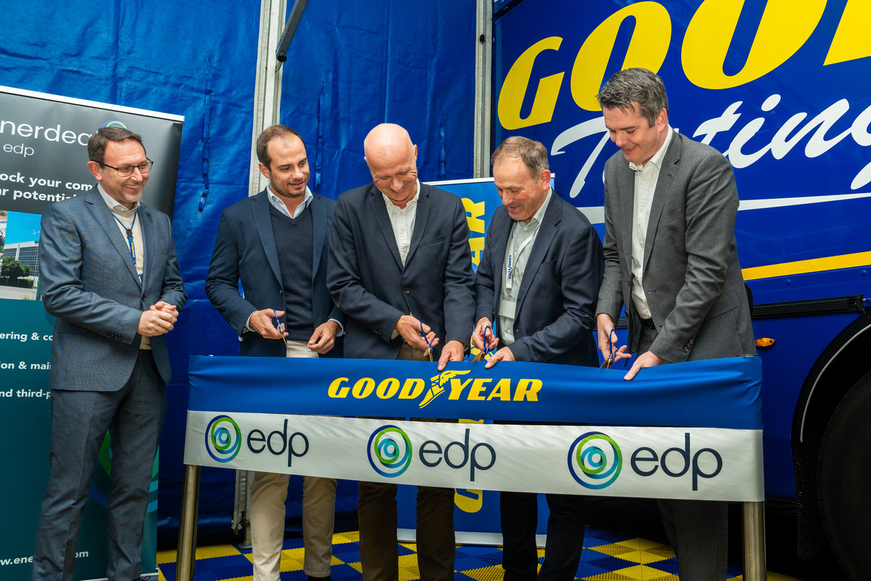 The inauguration took place on Tuesday 11 November in the presence of the Minister for the Economy, Lex Delles.  (Photo: Goodyear)