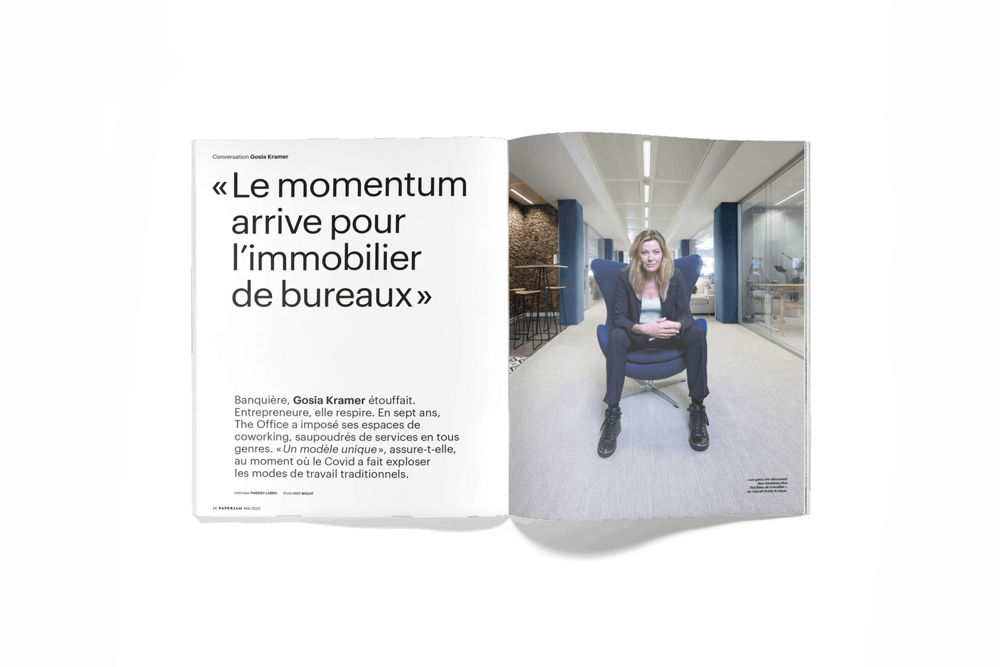 Gosia Kramer, CEO de The Office (Photo: Guy Wolff/Maison Moderne)