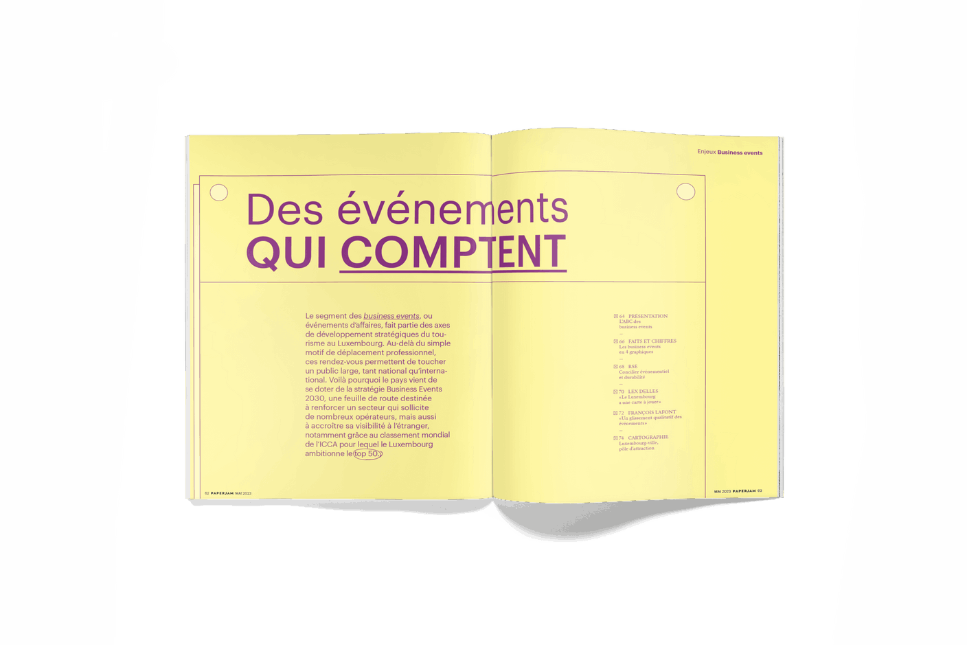 Les business events au Luxembourg. (Photo: Maison Moderne)